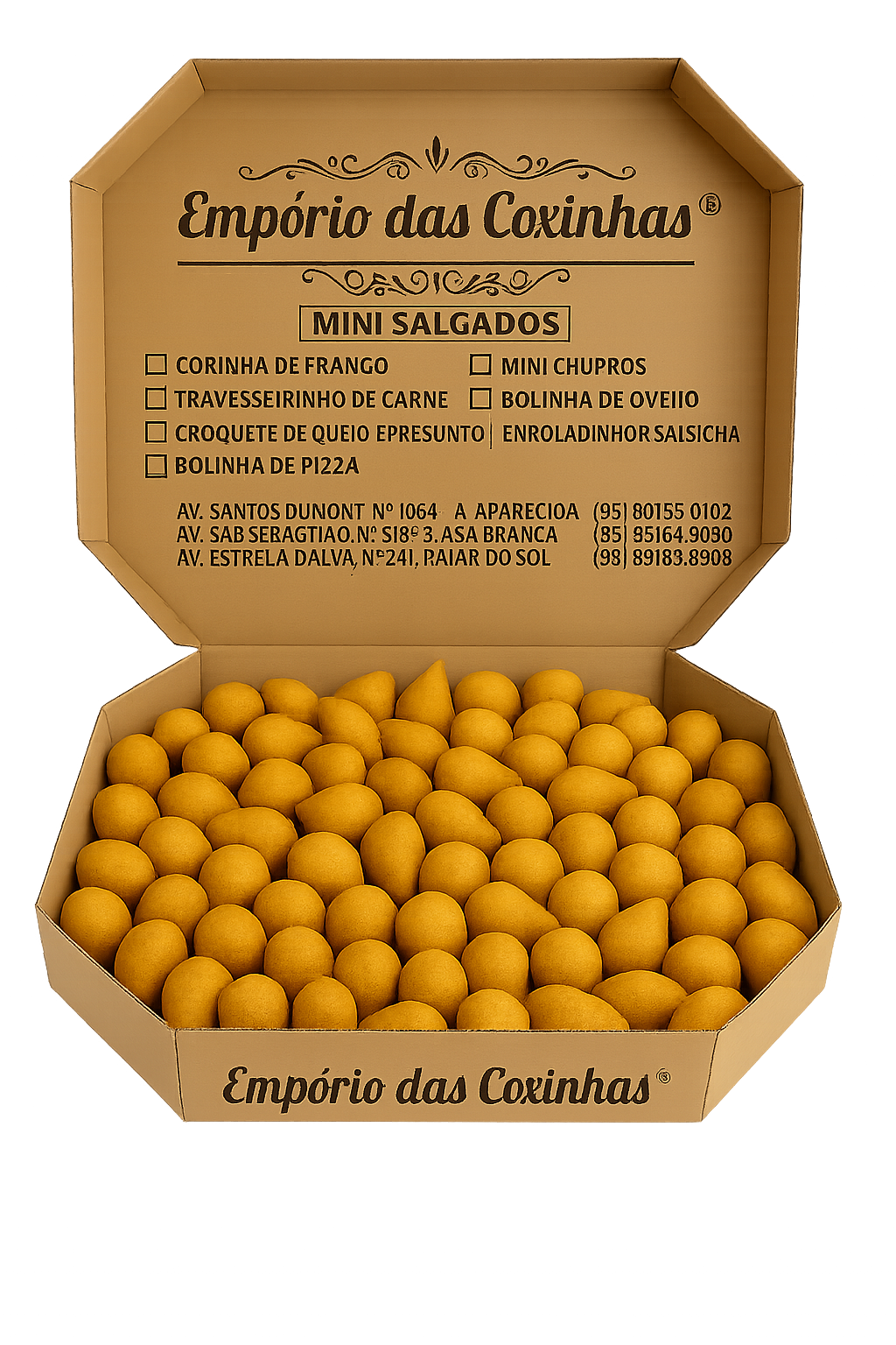 Mini salgados em Boa Vista